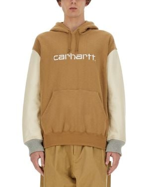 Junya Watanabe Relaxed-Fit Cotton Sweatshirt - Natural
