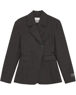Ganni Fabric Jackets - Black