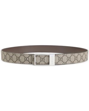 Gucci Belts Nude & Neutrals - Gray