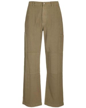 MM6 by Maison Margiela Cotton Pants - Natural