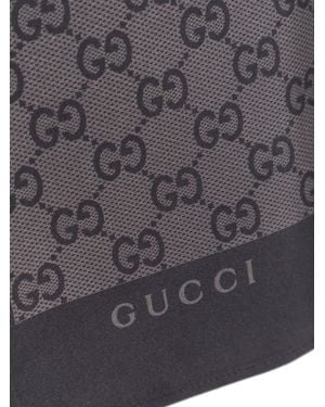 Gucci Gg Silk Shirt - Gray