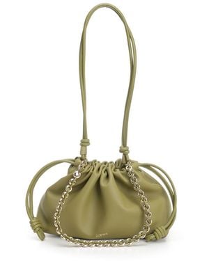 Loewe Flamenco Purse Shoulder Bags - Green