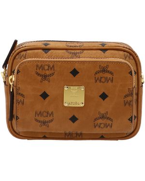 MCM Aren Borse A Tracolla Marrone-Donna