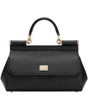 Dolce & Gabbana Black Tote Bags
