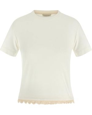 Tシャツ・カットソー MAGDA BUTRYM Woman T-Shirt Yellow Cream 181425 CREAM Women's Tops | Magda Butrym | Official Womenswear Luxury