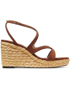 Jimmy Choo Leather Sandals - Brown