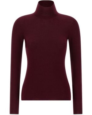 Etro Wool Jumper Jumpers And Cardigans Bordeaux - Purple