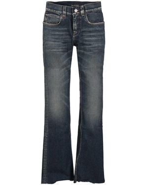 Balenciaga Slim Fit Bootcut Pants Jeans - Blue