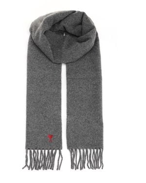Ami Paris De Coeur Scarves And Foulards Grey