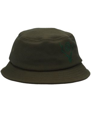 South2 West8 Logo Embroidery Bucket Hat - Green