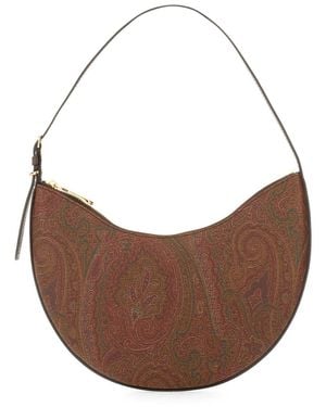 Etro Essential Hobo Bag-Donna - Marrone