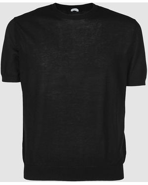 Malo T-Shirts And Polos Blacks And Greys-Uomo - Nero