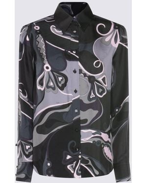 PUCCI Shirts Blacks And Greys-Donna - Nero