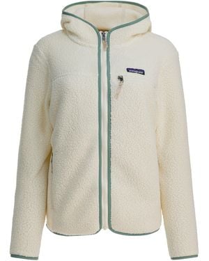 Patagonia Brushed Fleece Jacket Knitwear Green - Natural