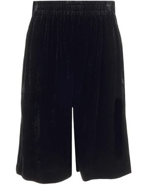 Chloé Velvet Culottes Trousers - Blue
