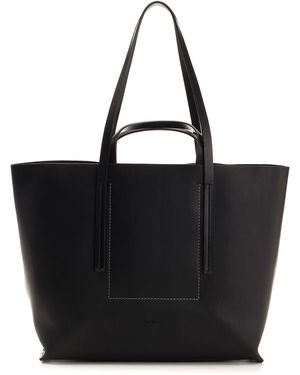 Rick Owens Leather Tote Bag Handbags - Black