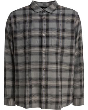Stussy Motif Plaid Shirt - Black