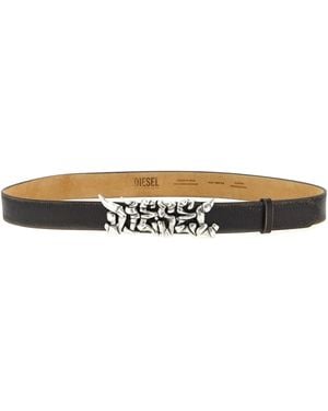 DIESEL 'B-Graffiti' Belt - White