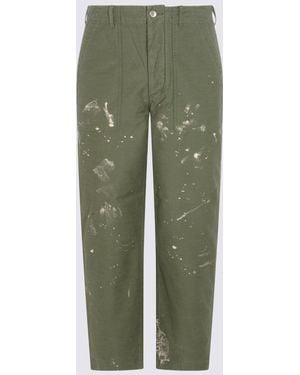 AURALEE Pants Olive Green
