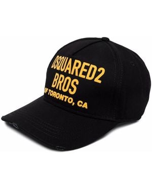 DSquared² Cotton Hats - Black
