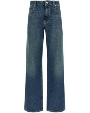 Brunello Cucinelli Stonewashed Denim Jeans - Blue