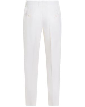 Dolce & Gabbana Trousers Light And Natural-Donna - Bianco