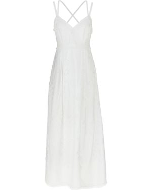 Alberta Ferretti Sangallo Dress Dresses - White