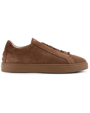 Tod's Suede Sneakers - Brown