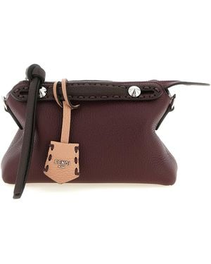 Fendi By The Way Soft Selleria Hand Bags Bordeaux - Brown