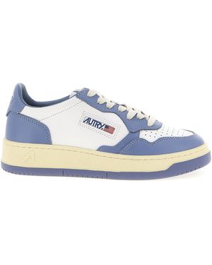Autry Medalist Low Sneakers Celeste-Donna - Blu
