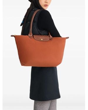 Longchamp Tote Bags Arancione-Donna - Multicolore