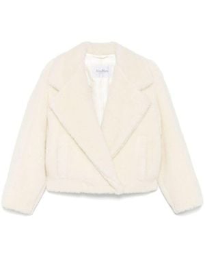 Max Mara Silk Jackets - Natural