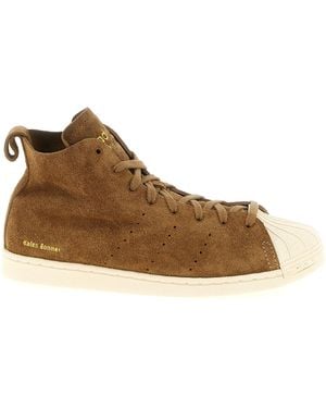 adidas Originals Superstar Hi' By Wb Trainers - Brown