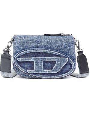 DIESEL 1Dr Denim Camera Bag - Blue