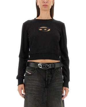DIESEL Tops With Logo - Black