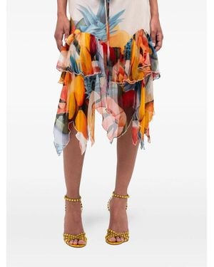 Donde Esteban Skirts Neutral - Orange