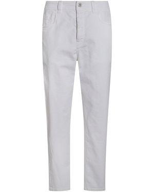 Brunello Cucinelli Jeans Light And Natural-Donna - Grigio