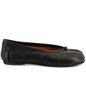 Maison Margiela Leather Tabi Ballerinas - Black