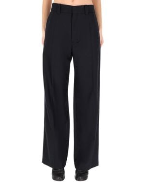 Lemaire Wool-Blend Trousers - Blue