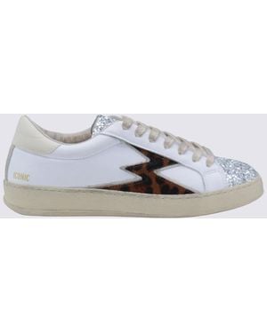 Moaconcept Sneakers Leopard - White