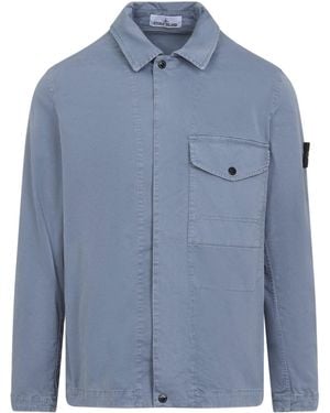 Stone Island Shirts Blue