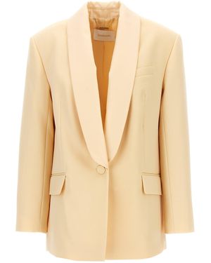 Zimmermann Illustration Shawl Tux Jacket' Blazer - Natural