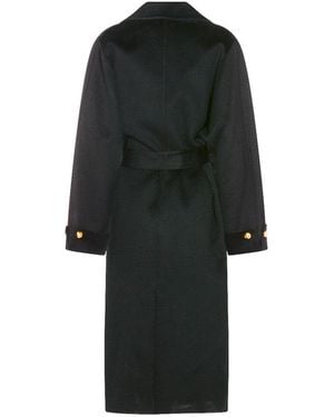Elisabetta Franchi Coats Blacks And Greys-Donna - Nero