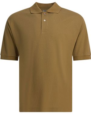 AURALEE Heavy Cotton Polo Shirt Polo Shirts-Uomo - Verde