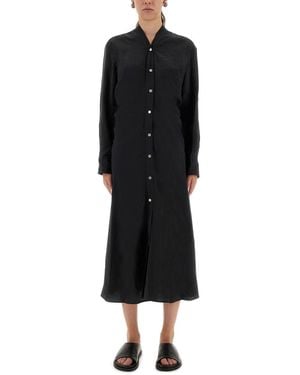 Studio Nicholson "Flower" Midi Dress - Black