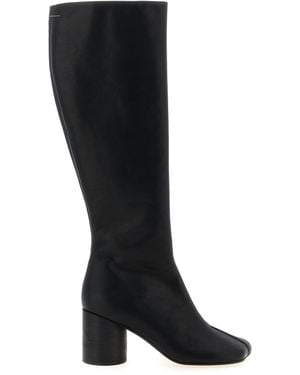 MM6 by Maison Martin Margiela Anatomic Stitch Stivali E Stivaletti Nero-Donna