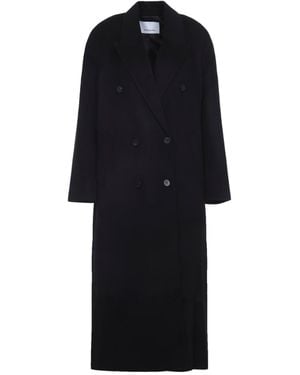 Frankie Shop Double Breasted & Peacoat Black