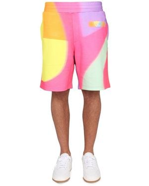 Moschino Sweatshirt Bermuda-Uomo - Rosa