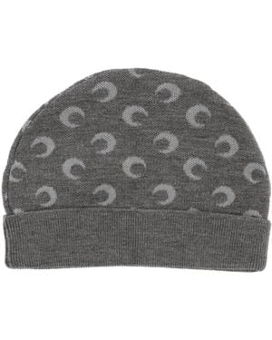 Marine Serre Hats - Grey