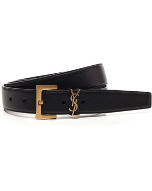 Saint Laurent Ysl Belts - White